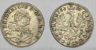 Brandenburg-Bayreuth 1 Kreuzer Friedrich 1735-1763. -