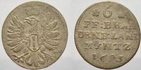 Brandenburg-Preußen 6 Pfennig Friedrich III. 1688-1701. -