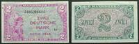 Die Deutschen Banknoten ab 1871 2 Deutsche Mark Bank deutscher Länder 1948-1949. -