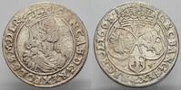 Polen 6 Gröscher 1 Johann Casimir 1649-1668. -