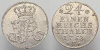 Brandenburg-Preußen 1/24 Taler Friedrich II. 1740-1786. -