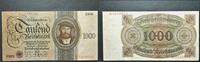 Die Deutschen Banknoten ab 1871 1000 Reichsmark Deutsche Reichsbank 1924-1945. -