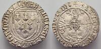 Frankreich-Bretagne, Herzogtum Gros à l'écu Francois II. 1458-1488. -