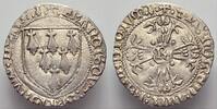 Frankreich-Bretagne, Herzogtum Gros à l'écu Francois II. 1458-1488. -