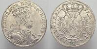 Brandenburg-Preußen 6 Kreuzer Friedrich II. 1740-1786. -