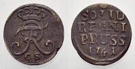 Brandenburg-Preußen Schilling Friedrich II. 1740-1786. -