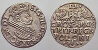 Polen 3 Gröscher 1 Sigismund III. 1587-1632. -