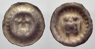 Mecklenburg, Fürstentum, seit 1348 Herzogtum Stierkopfbrakteat Anonym 13./14. Jahrhundert. -