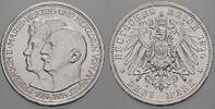 Anhalt 3 Mark Friedrich II. 1904-1918. -