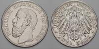 Baden 2 Mark Friedrich I. 1856-1907. -