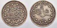 Türkei 5 Kurush Muhammad V, 1909-1918 (AH1327-36). -