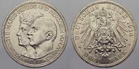 Anhalt 3 Mark Friedrich II. 1904-1918. -