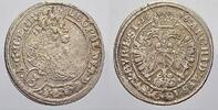 Schlesien-Der oberste Lehnsherr 3 Kreuzer. 1, 98 g. Leopold 1658-1705. -