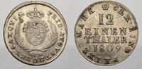 Sachsen-Albertinische Linie 1/12 Taler Friedrich August I. 1806-1827. -