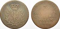 Brandenburg-Preußen Cu 3 Groschen Friedrich Wilhelm III. 1797-1840. -