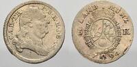Bayern 3 Kreuzer Karl Theodor 1777-1799. -