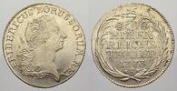 Brandenburg-Preußen 1/3 Taler Friedrich II. 1740-1786. -