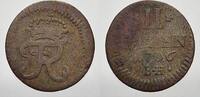 Brandenburg-Preußen 2 Pfennig Friedrich I. 1701-1713. -