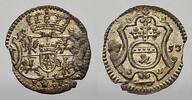 Sachsen-Albertinische Linie Pfennig Friedrich August II. 1733-1763, als August III. König von Polen und Großherzog von Litauen. -
