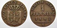 Brandenburg-Preußen Cu Pfennig Friedrich Wilhelm IV. 1840-1861. -