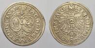 Ellwangen, Abtei 2 Kreuzer (1/2 Reichsbatzen) Johann Jakob Blarer von Wartensee 1621-1654. -