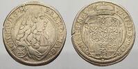 Brandenburg-Ansbach 1/6 Taler Johann Friedrich 1667-1686. -