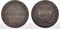 Brandenburg-Preußen Cu 3 Pfennige Friedrich Wilhelm III. 1797-1840. -
