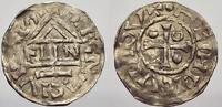 Regensburg, herzogliche Münzstätte Pfennig Heinrich II. der Friedfertige, 2. Regierung 985-995. -