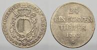 Augsburg, Bistum 1/24 Taler Clemens-Wenzel von Sachsen-Polen 1768-1803. -