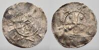 Niederlande-Tiel, königliche Münzstätte Pfennig Heinrich II. 1002-1024. -