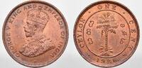 Ceylon Cu 1 Cent George V. 1910-1936. -