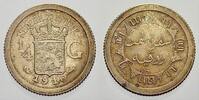 Niederlande-Niederländisch-Ostindien 1/4 Gulden Wilhelmina 1890-1948. -