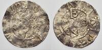 Niederlande-Deventer, königliche Münzstätte Denar Heinrich II. 1002-1024. -