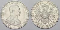 Preußen 5 Mark Wilhelm II. 1888-1918. -