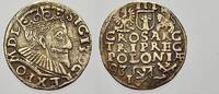 Polen 3 Gröscher 1 Sigismund III. 1587-1632. -