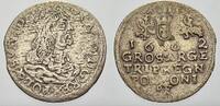Polen 3 Gröscher 1 Johann Casimir 1649-1668. -