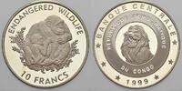 Kongo 10 Francs Republik seit 1992. -