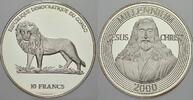 Kongo 10 Francs Republik seit 1992. -