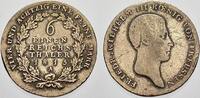 Brandenburg-Preußen 1/6 Taler Friedrich Wilhelm III. 1797-1840. -