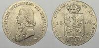Brandenburg-Preußen 4 Groschen (1/6 Taler) Friedrich Wilhelm III. 1797-1840. -