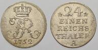 Brandenburg-Preußen 1/24 Taler Friedrich II. 1740-1786. -