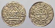 Regensburg, herzogliche Münzstätte Pfennig Heinrich II. der Friedfertige, 2. Regierung 985-995. -