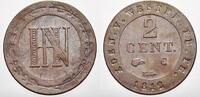 Westfalen, Königreich Cu 2 Centimes Hieronymus Napoleon 1807-1813. -