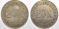 Notgeld Wertmarke zu 20 Kronen Deutsch Gabel- KuK Offiziers-Station für Kriegsgefangene 1915. -