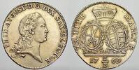 Sachsen-Albertinische Linie 2/3 Taler (1/2 Konv.-Taler) Friedrich August III. 1763-1806. -