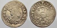 Haus Habsburg 3 Kreuzer (Groschen) Ferdinand I. 1522-1558-1564. -