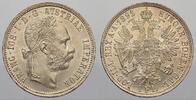 Haus Habsburg Florin (Gulden) Franz Joseph I. 1848-1916. -