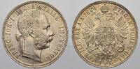 Haus Habsburg Florin (Gulden) Franz Joseph I. 1848-1916. -