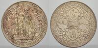 Großbritannien Trade Dollar 1902 B Edward VII. 1901-1910. AU mit schöner Patina und Prägeglanz