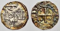Köln, Königliche und Kaiserliche Münzstätte Denar 996 Otto III. 983-1002, als König 983-996, Kaiser seit 996, . Sehr schön+mit schöner Patina